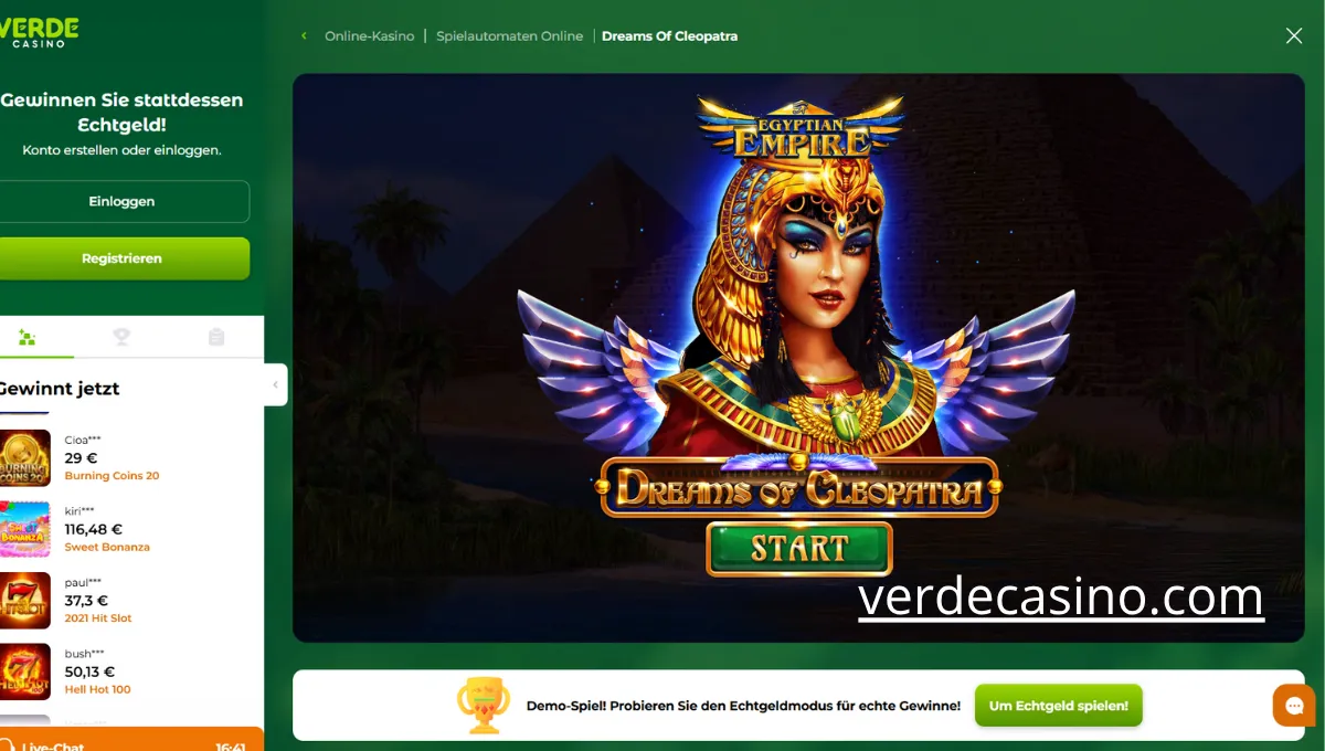Sichere Zahlungen im Verde Casino
